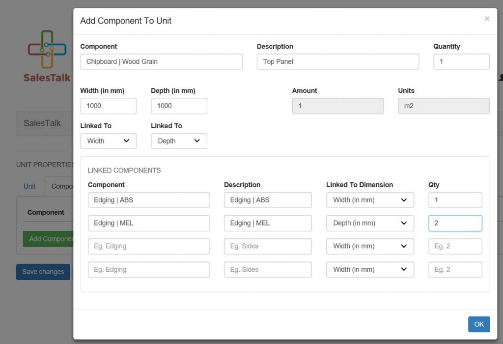 linked components