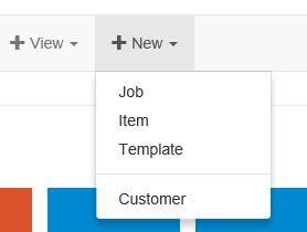 new template menu navigation